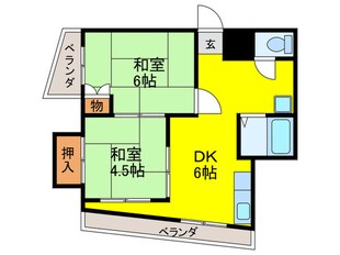 メゾン中野の物件間取画像